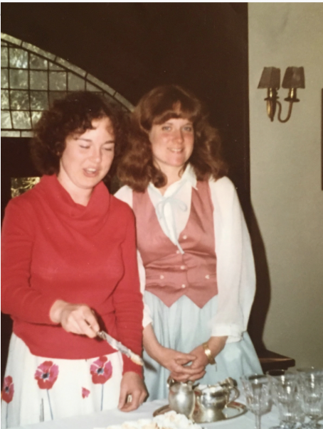 Claire with sister-in-law Nancy